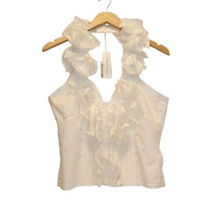 Anne Fontaine BLACK Rose Corset Top